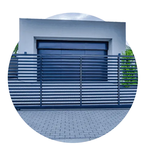 immagine di un garage visto da fuori